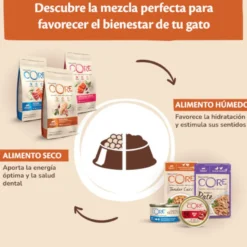 Wellness Core Tender Cuts salmão e atum em molho saquetas para gatos