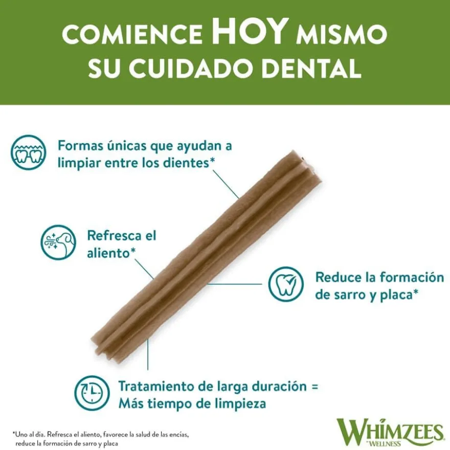 Whimzees Snacks Dentários Stix para cães de raças pequenas