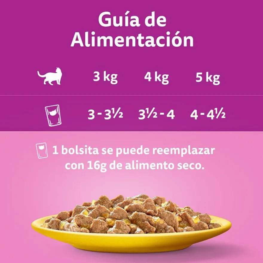 Whiskas Sabor Aves Geleia em Saqueta para Gatos - Multipack