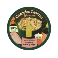 Wild Balance caçarola caseira de salmão, frango e pera para cães