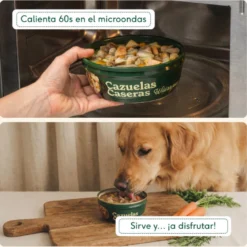 Wild Balance caçarola caseira de salmão, frango e pera para cães
