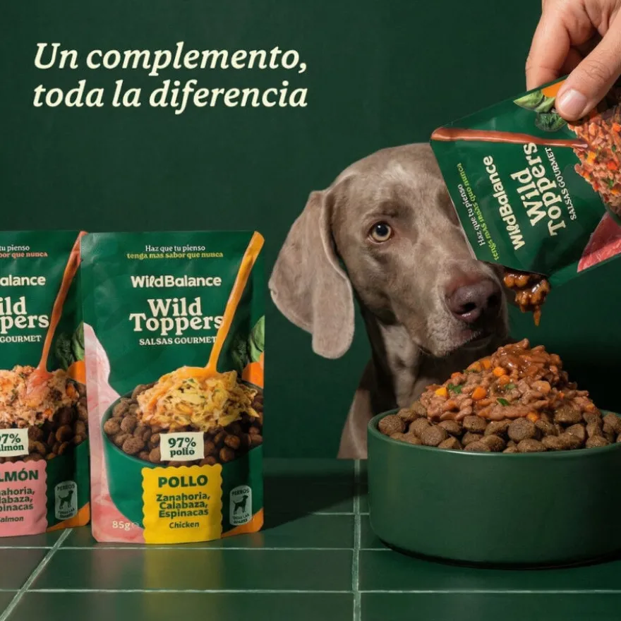 Wild Balance toppers molho de vaca para ração de cães