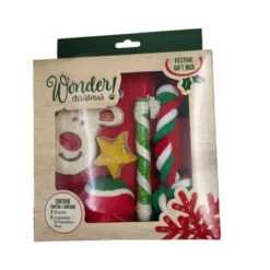 Wonder Christmas Caixa de presente de snacks de Natal para cães